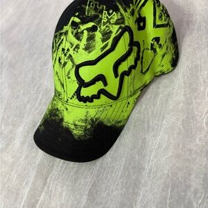 Fox Neon Green and Black Cap